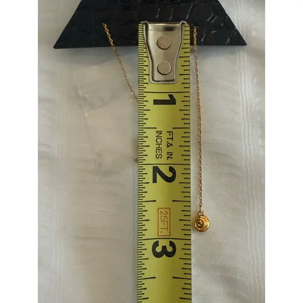 LUV AJ Shell Coil Threader Earrings NEW